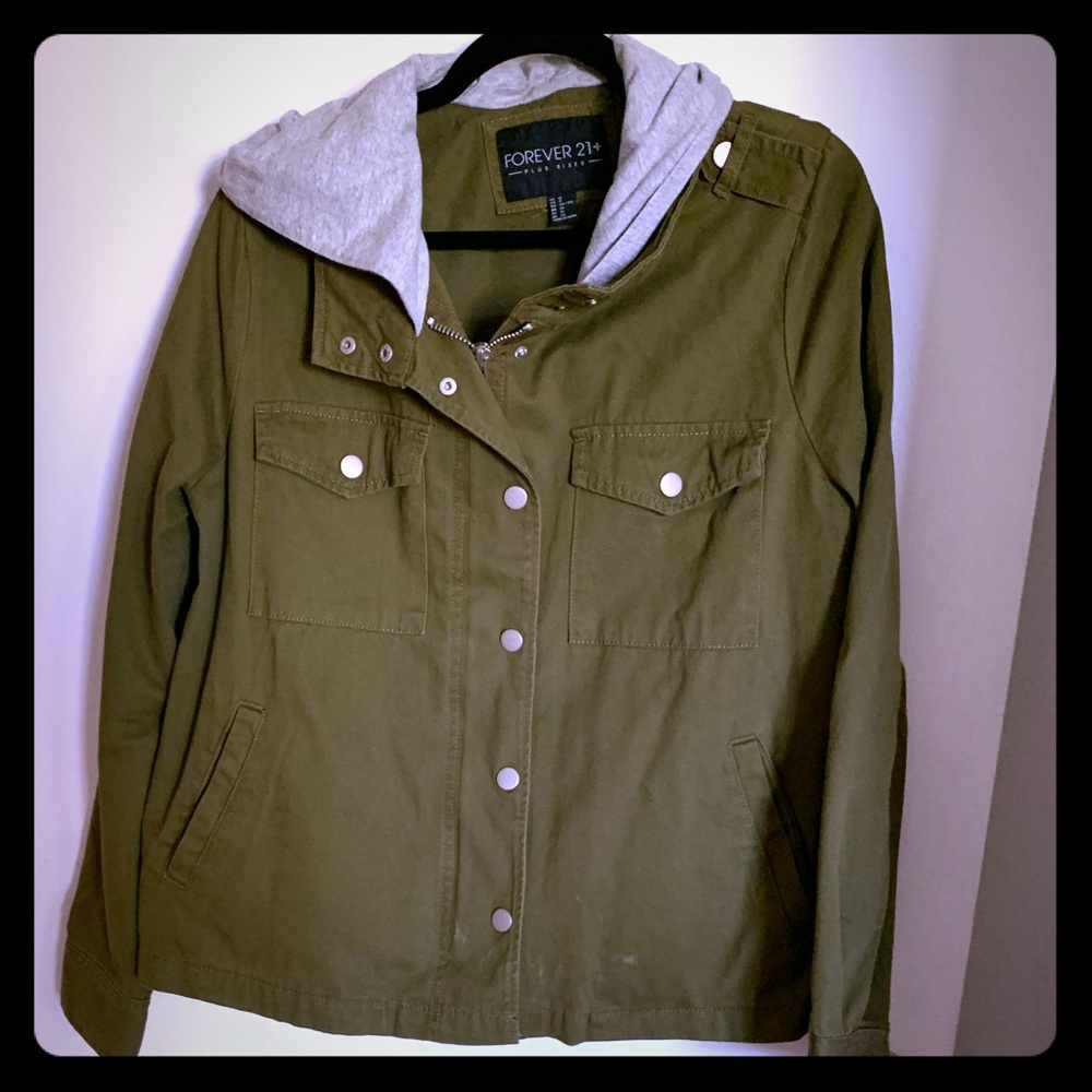 Forever 21 hooded jacket